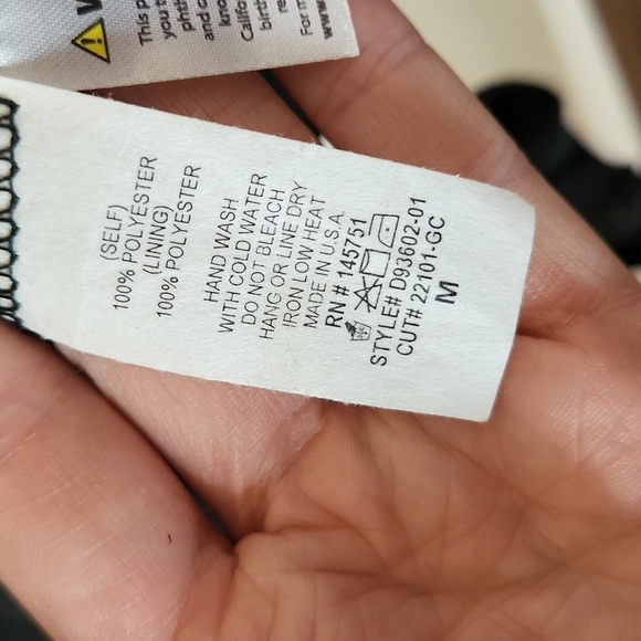 Peach Love Black Dress, Medium - Picture 5 of 6